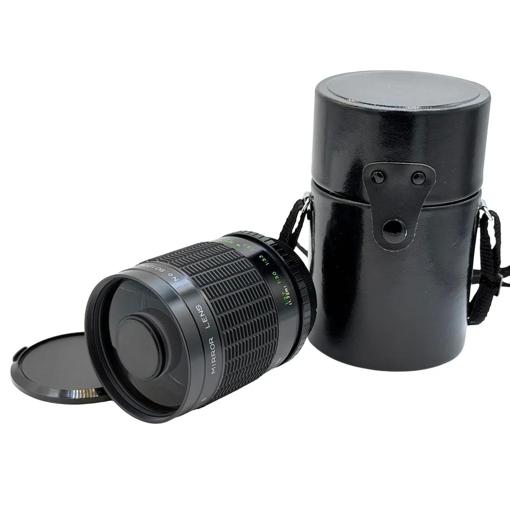 Promaster Spectrum 7 500mm f/8 Mirror Lens Canon FD Manual Focus with Case